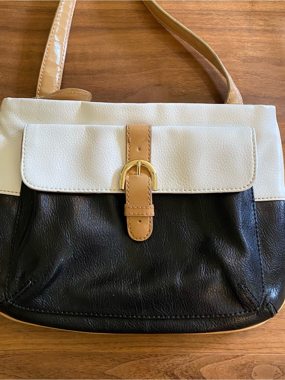 Liz Claiborne NY Colorblock Crossbody Bag Vintage